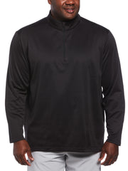 Mens 1/4 Zip Pullover (Caviar) 