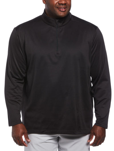 Mens 1/4 Zip Pullover (Caviar) 