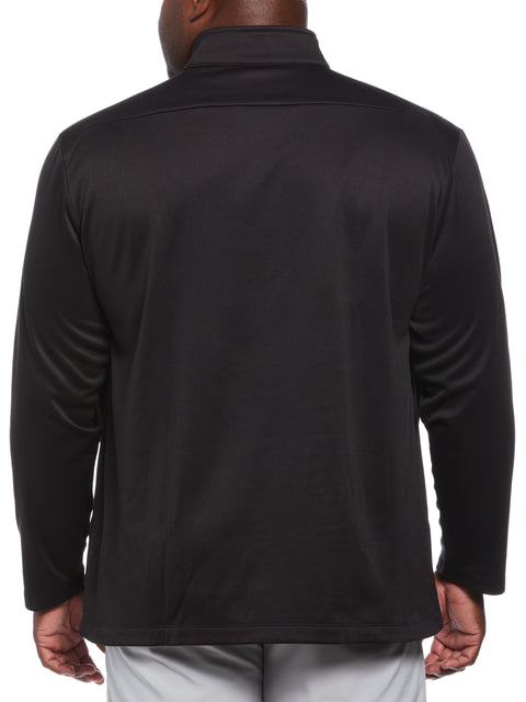 Mens 1/4 Zip Pullover (Caviar) 