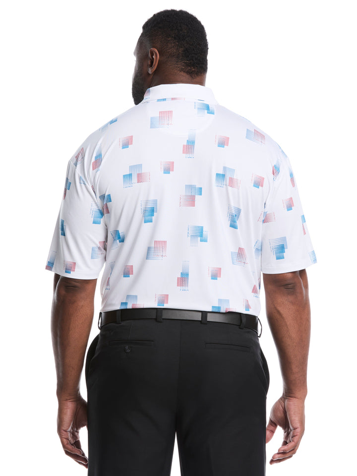 Big & Tall 8 Essential Clubs Print Polo