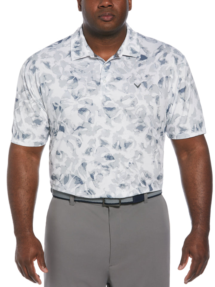 ALL OVER TIE DYE PALM PRINT (Bright Wh/Flint Stone) 
