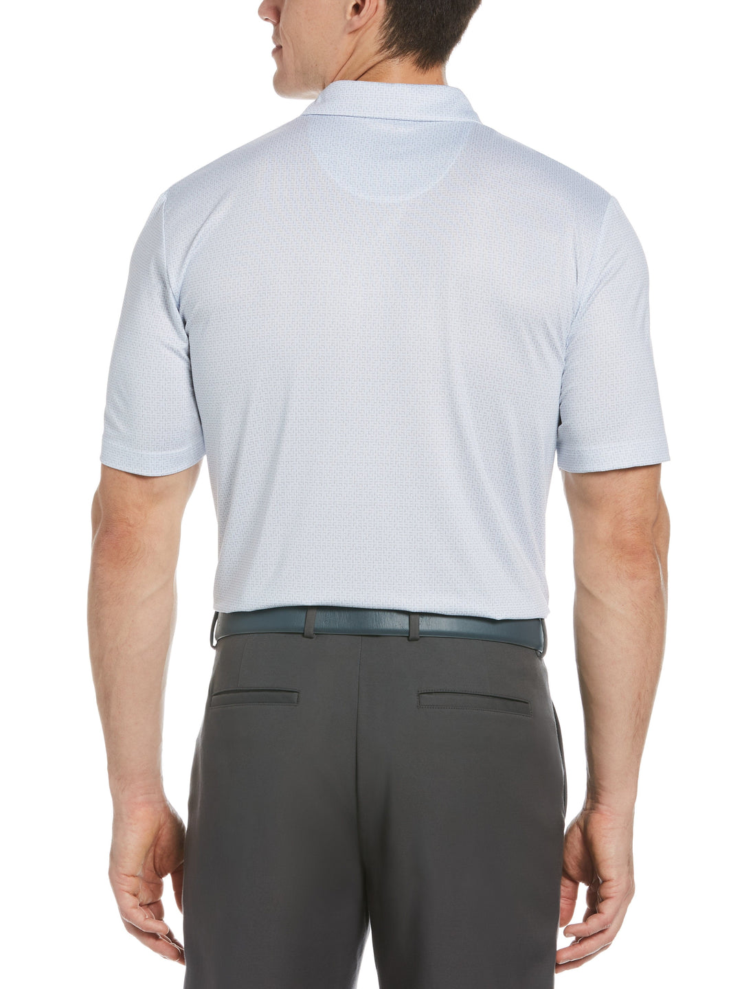 Big & Tall Allover Grid Polo
