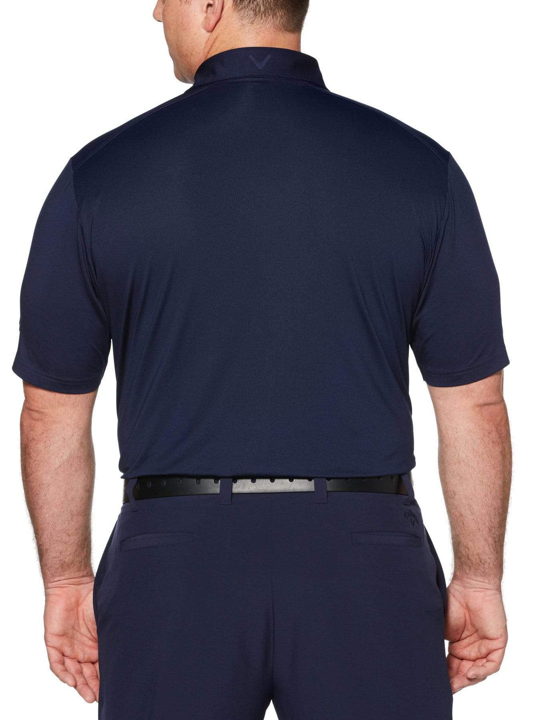 Big & Tall Cooling Micro Hex Polo with Chevron