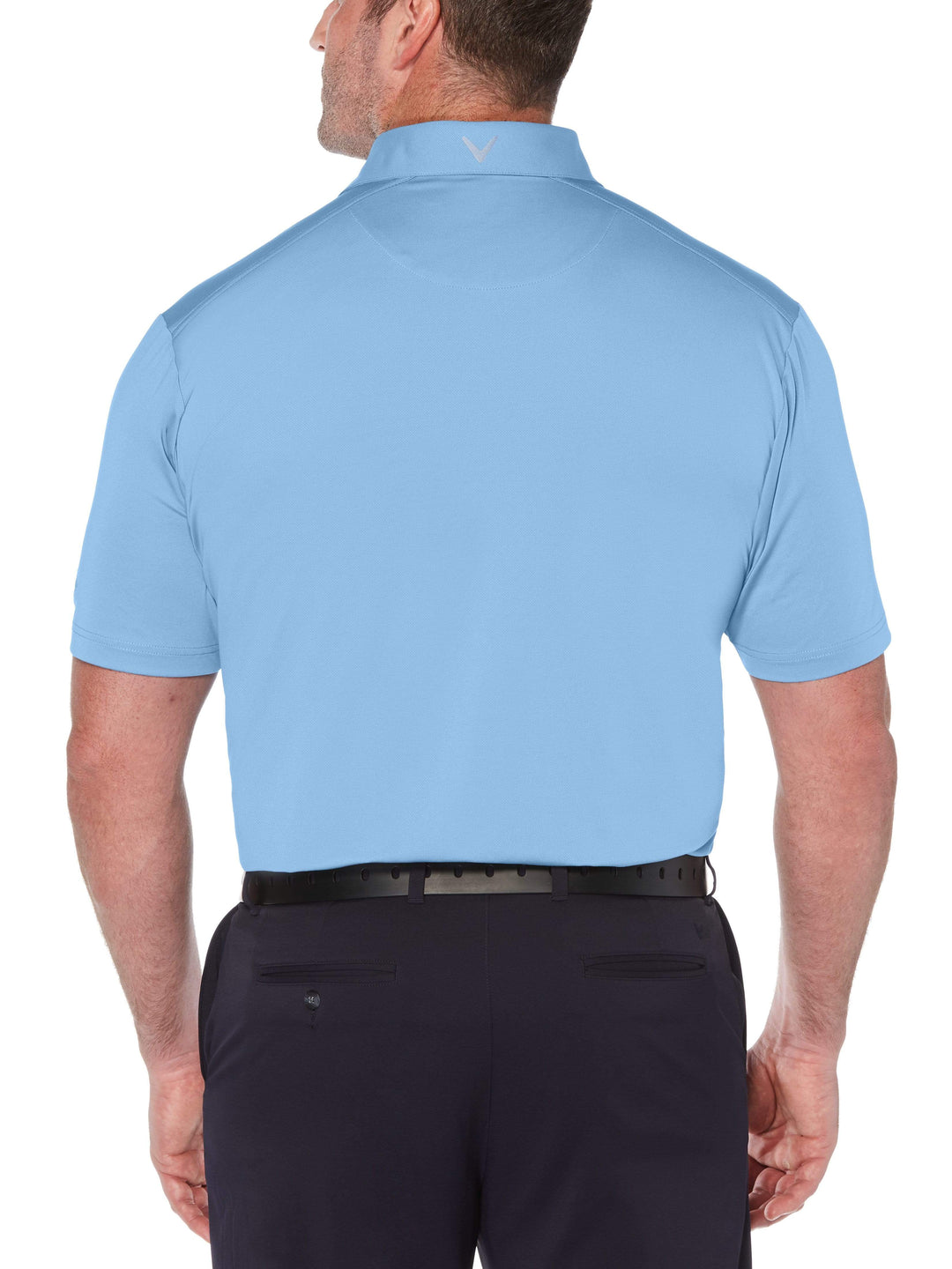 Big & Tall Cooling Micro Hex Polo with Chevron
