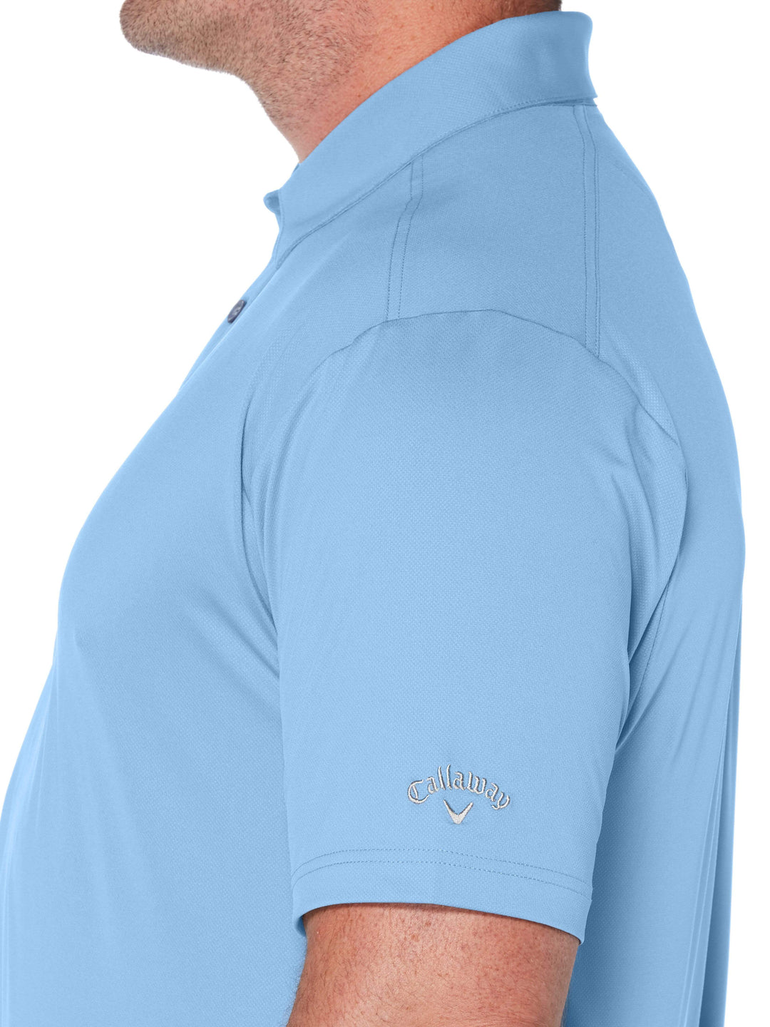 Big & Tall Cooling Micro Hex Polo with Chevron