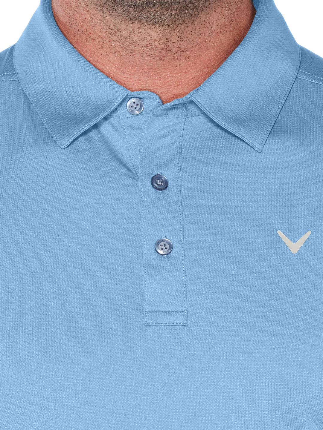 Big & Tall Cooling Micro Hex Polo with Chevron
