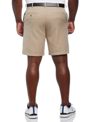 Big & Tall Expandable Waist Flat Front Golf Short