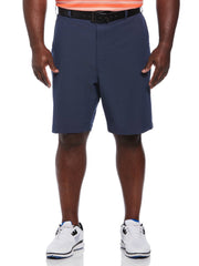 Big & Tall Flat Front Horizontal Textured Golf Short