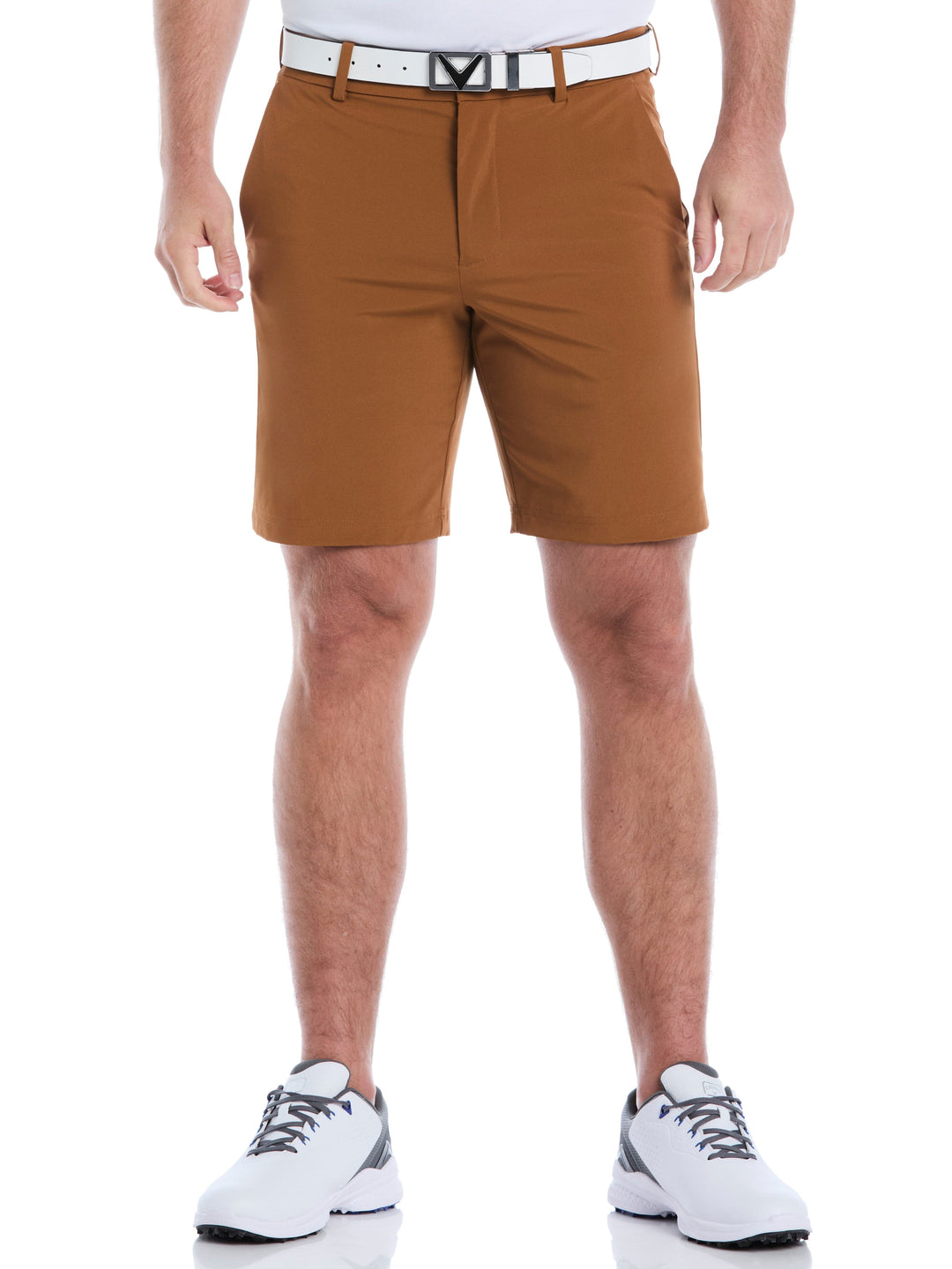 Big & Tall Flat Front Stretch Golf Shorts | 10" Inseam