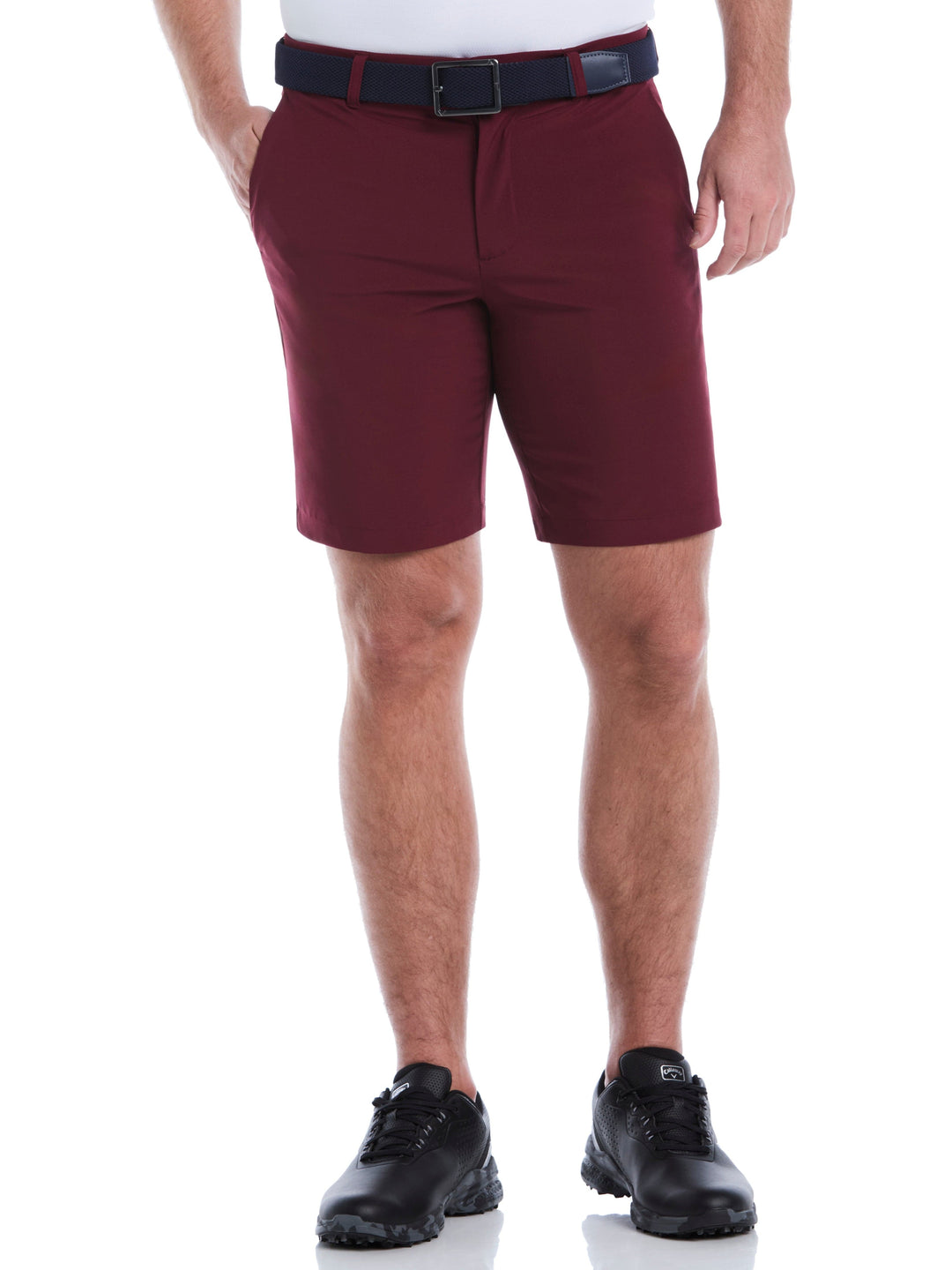 Big & Tall Flat Front Stretch Golf Shorts | 10" Inseam