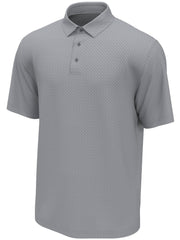 Big & Tall Jacquard 2 Color Geometric Golf Polo