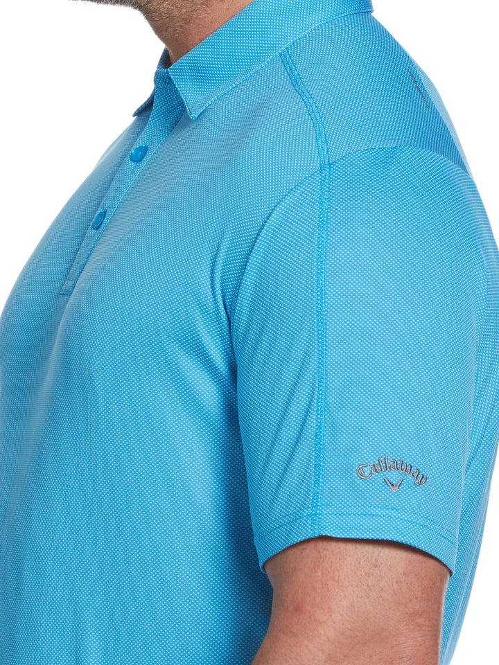 Big & Tall Jacquard Swing Tech™ Polo