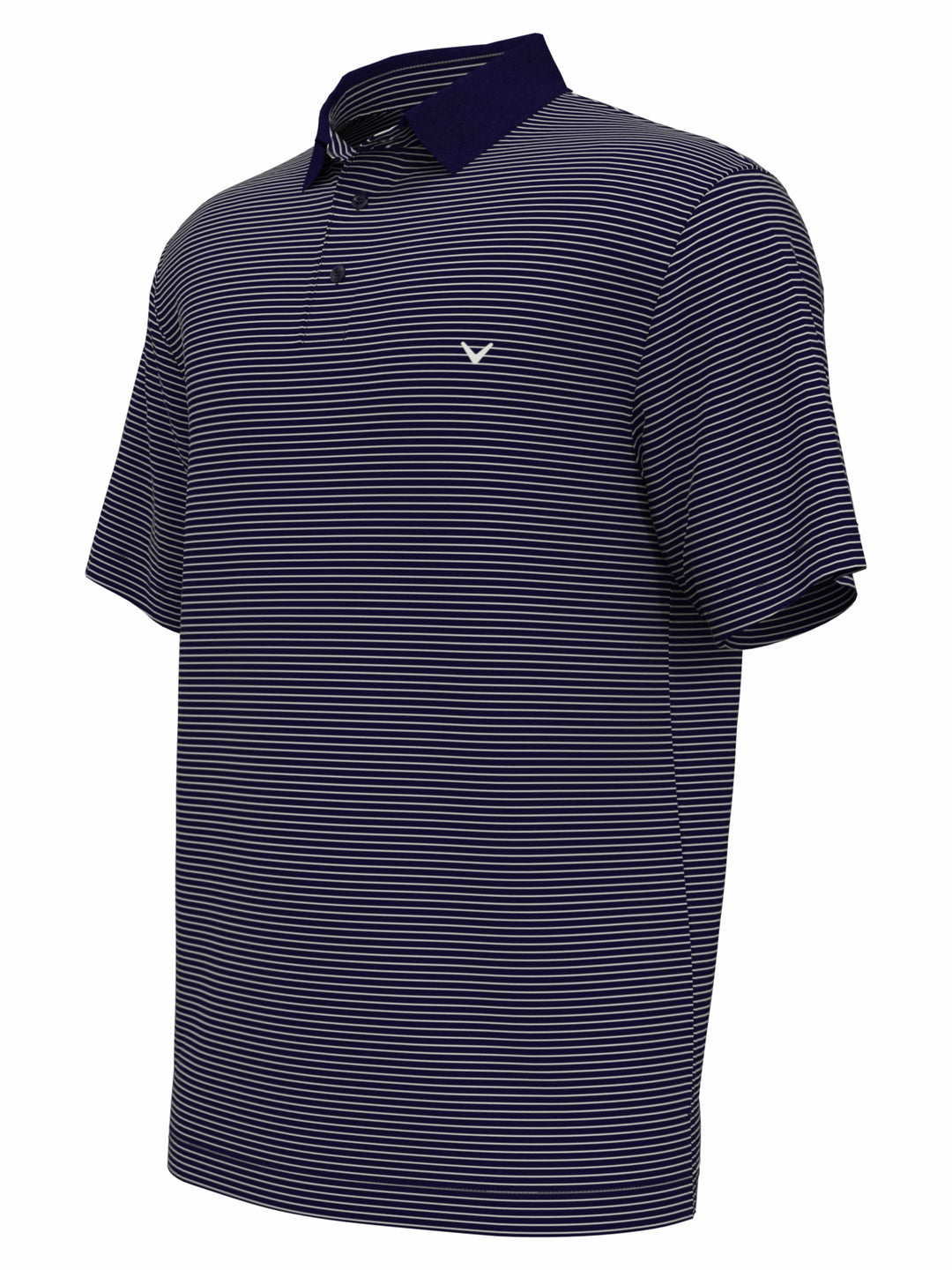 Big & Tall Micro Stripe Polo (Peacoat) 