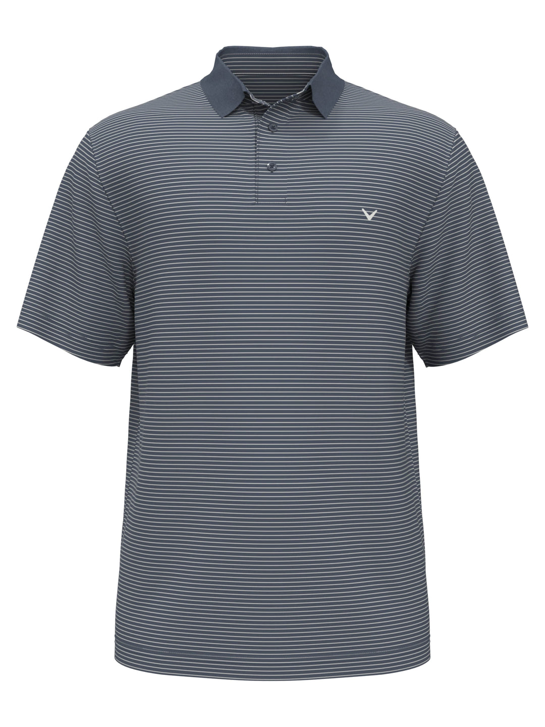Big & Tall Micro Stripe Polo (Flint Stone) 