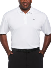 MicroTexture Golf Polo (Bright White) 