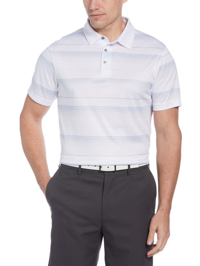 Big & Tall Ombre Stripe Print Golf Polo