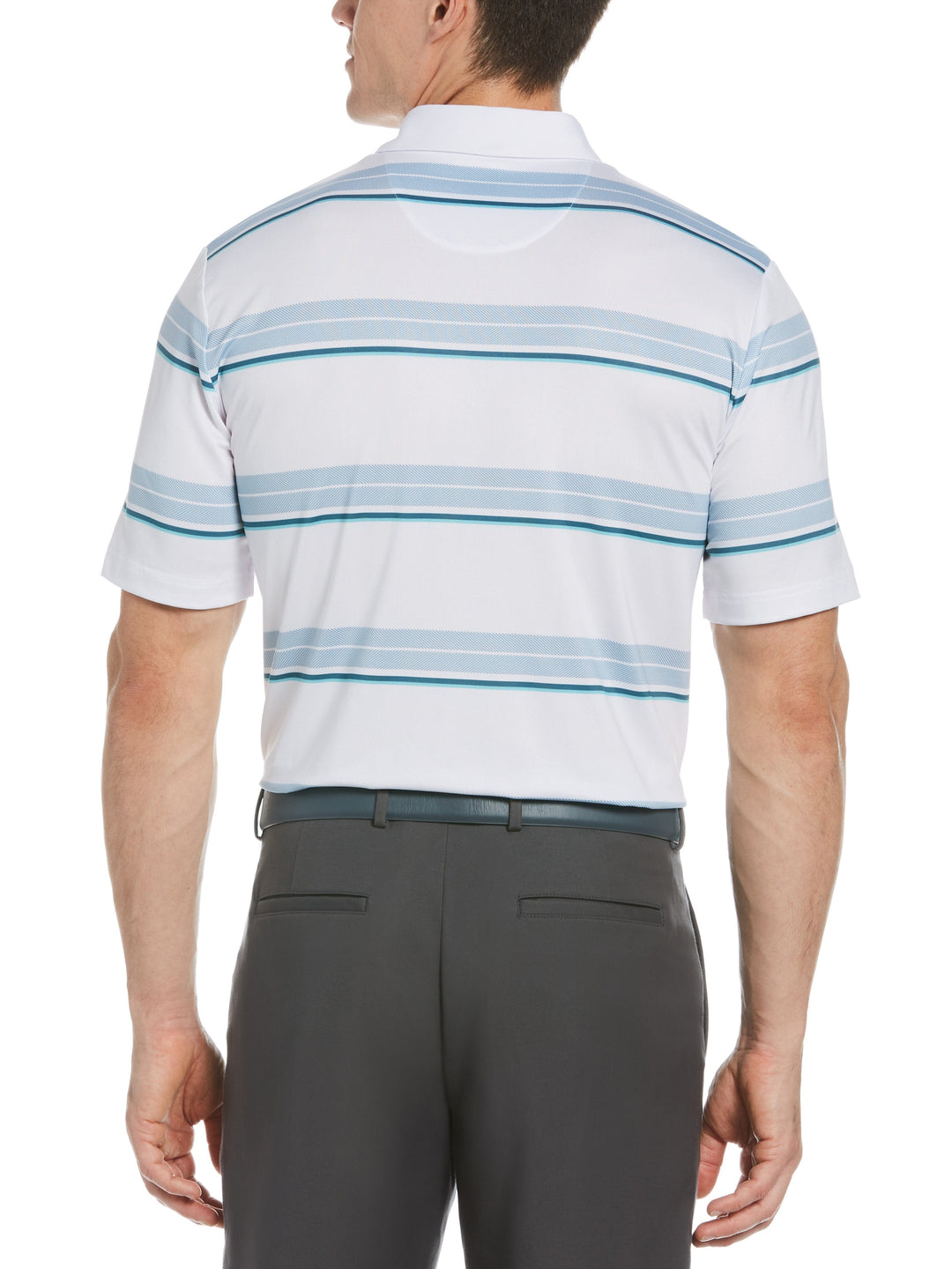 Big & Tall Opti Dri Stripes Polo