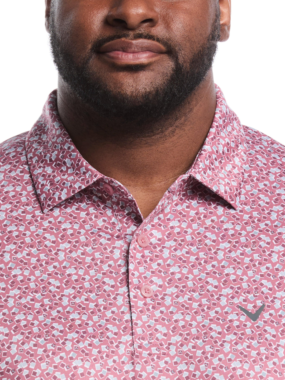 Big & Tall Polaroid Confetti Print Polo