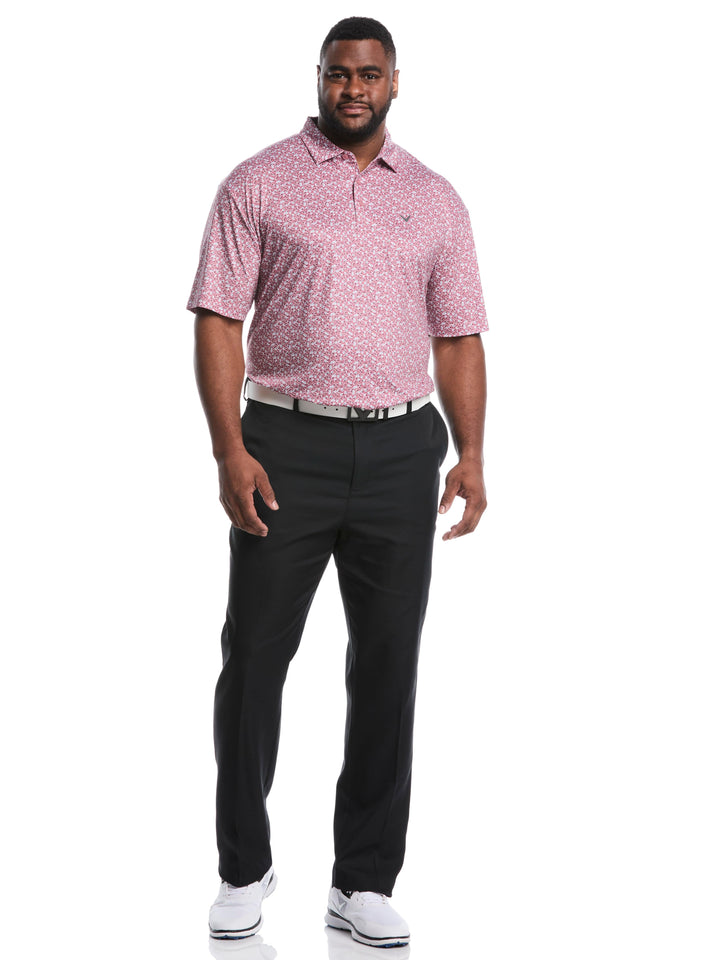 Big & Tall Polaroid Confetti Print Polo