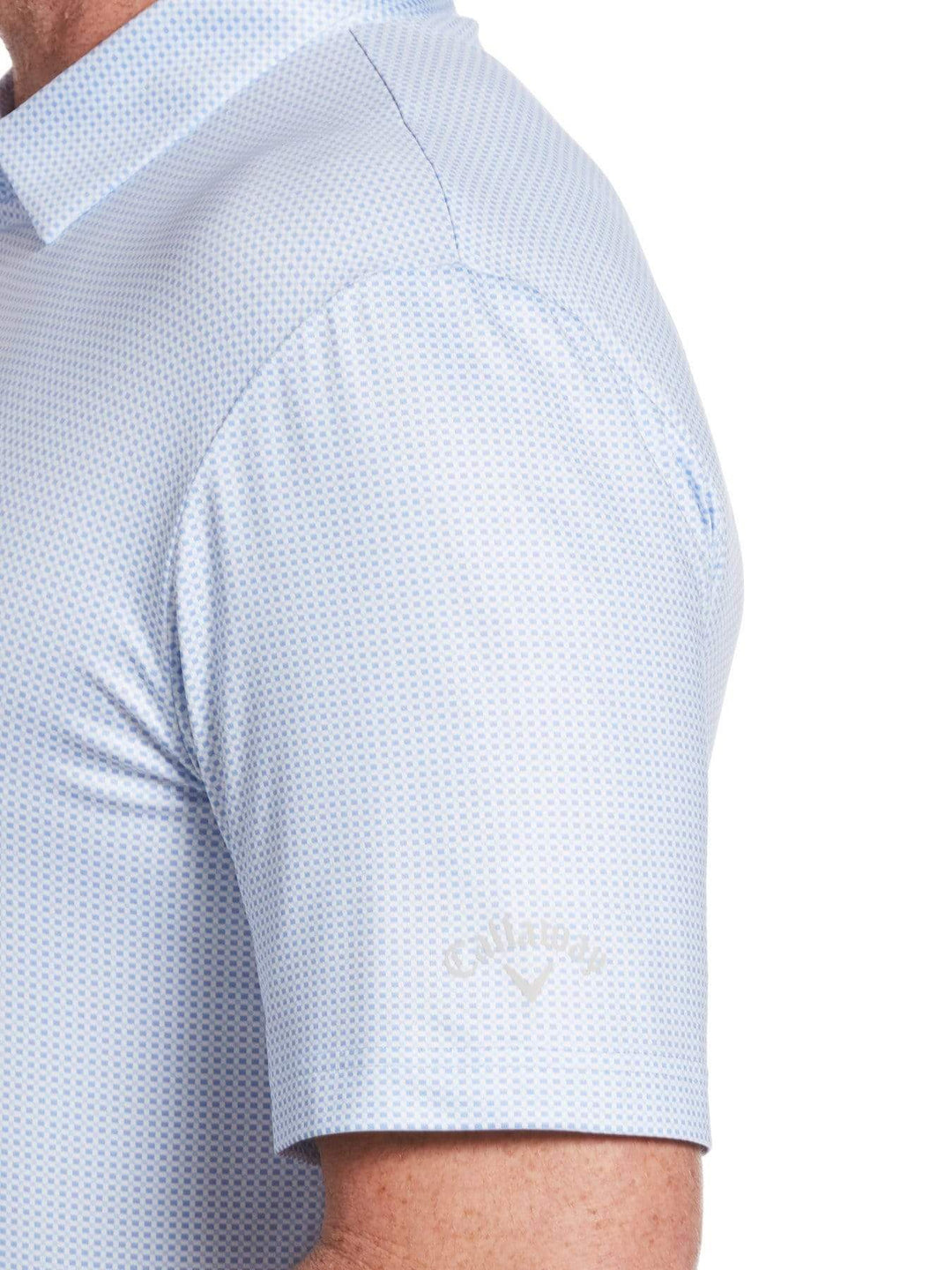 Big & Tall Printed Gingham Polo
