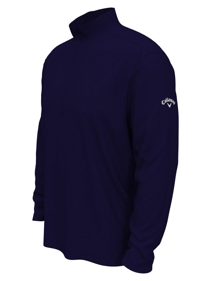 Mens 1/4 Zip Pullover (Peacoat) 