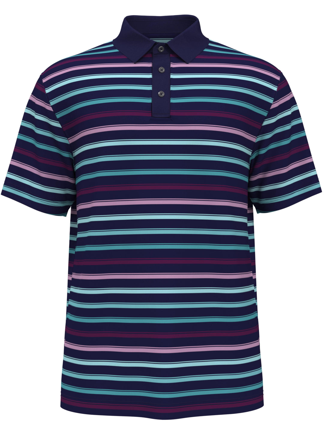 Big & Tall Stripe Golf Polo