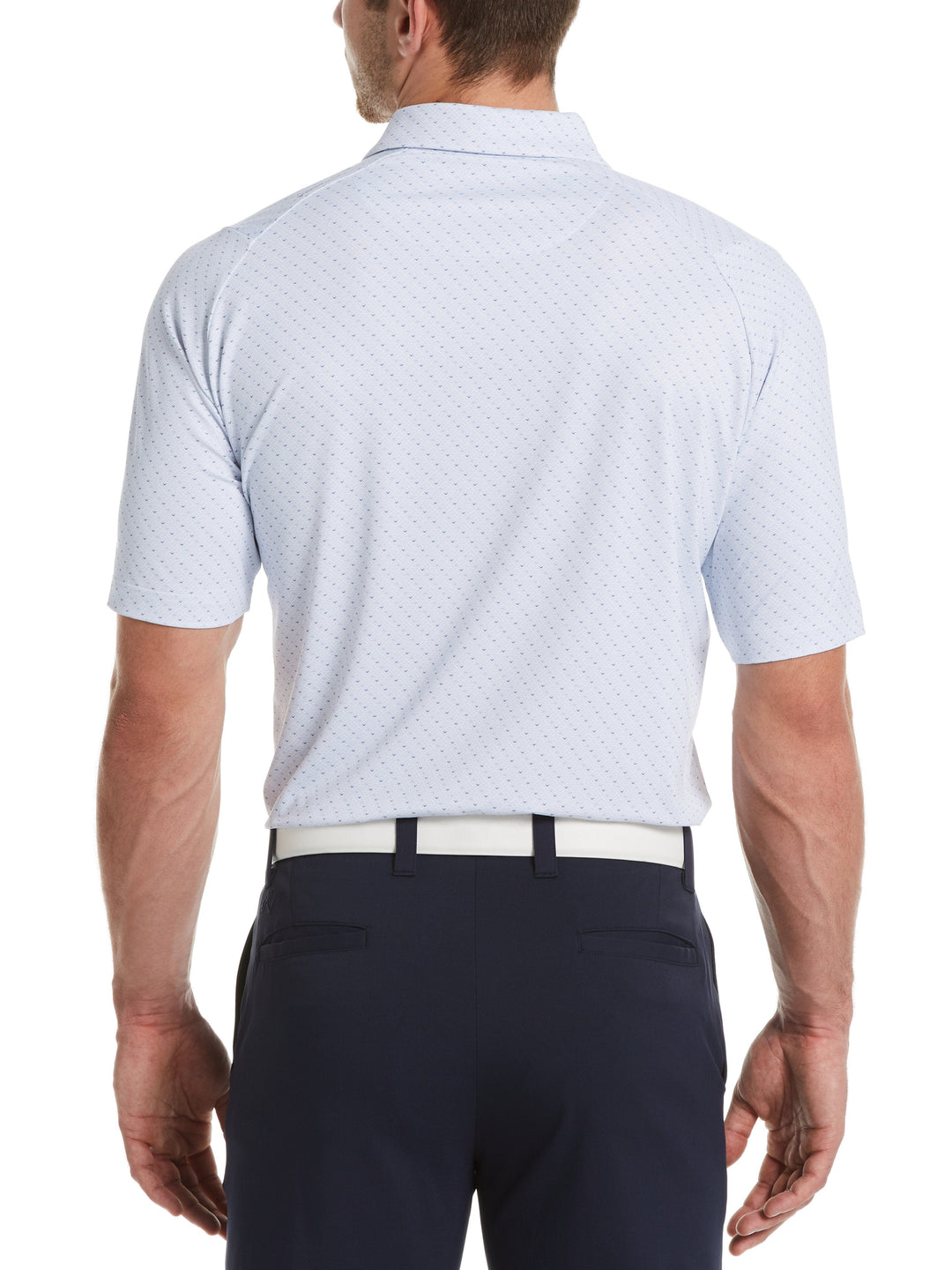 Big & Tall Swing Tech™ Chev Print Polo