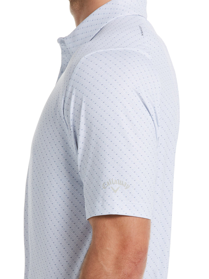 Big & Tall Swing Tech™ Chev Print Polo