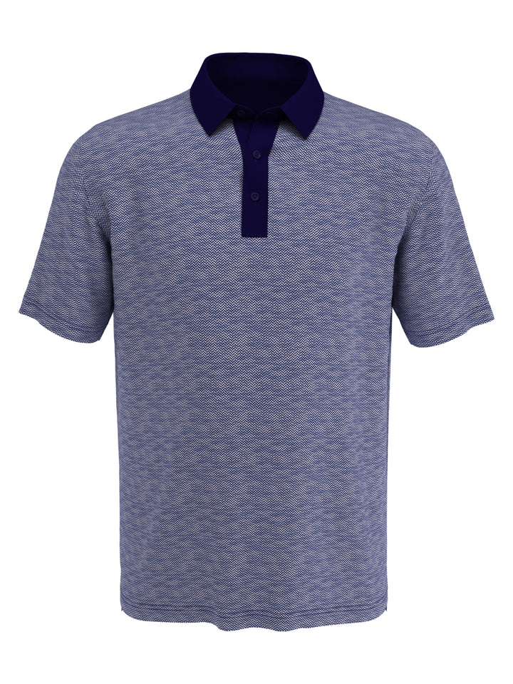 Big & Tall Swing Tech Heritage Jacquard Golf Polo