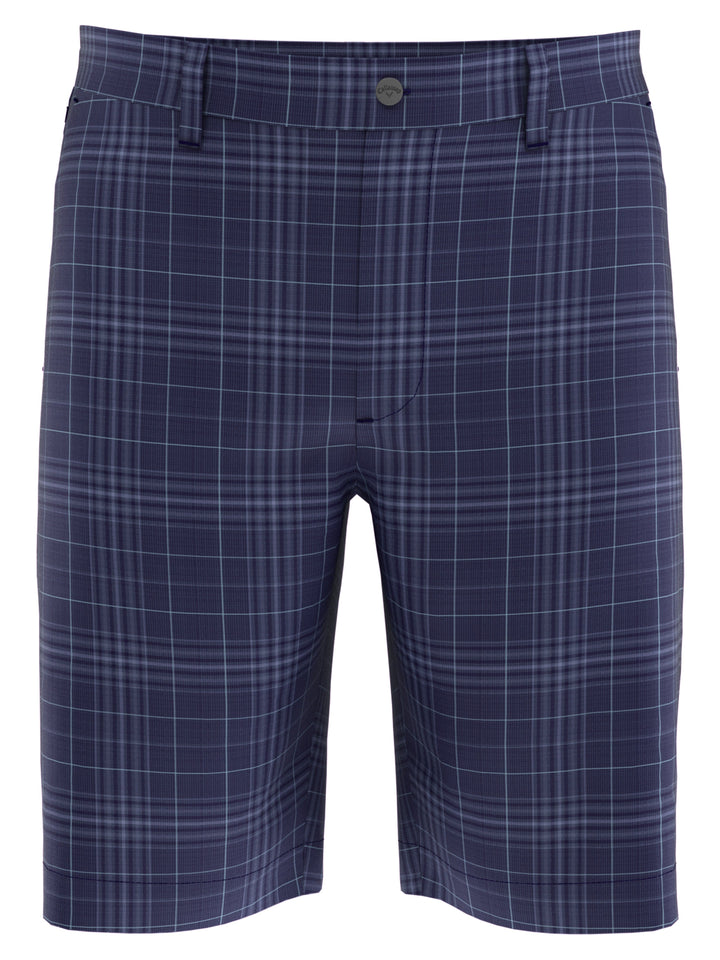 Big & Tall Swing Tech Plaid Ergo Short (Peacoat) 