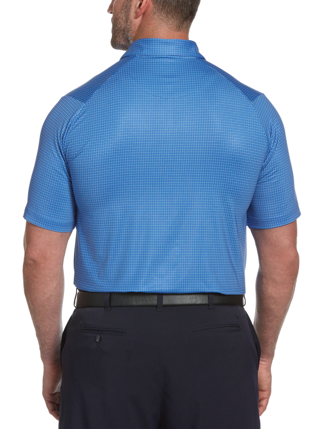 Big & Tall Tattersall Swing Tech™ Polo