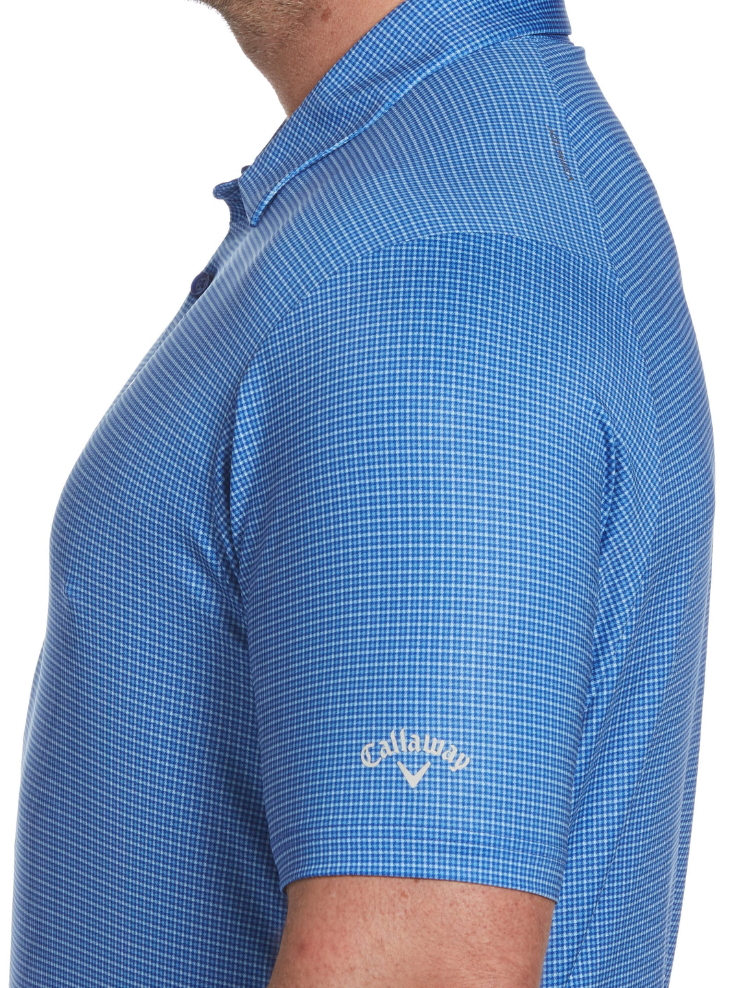 Big & Tall Tattersall Swing Tech™ Polo