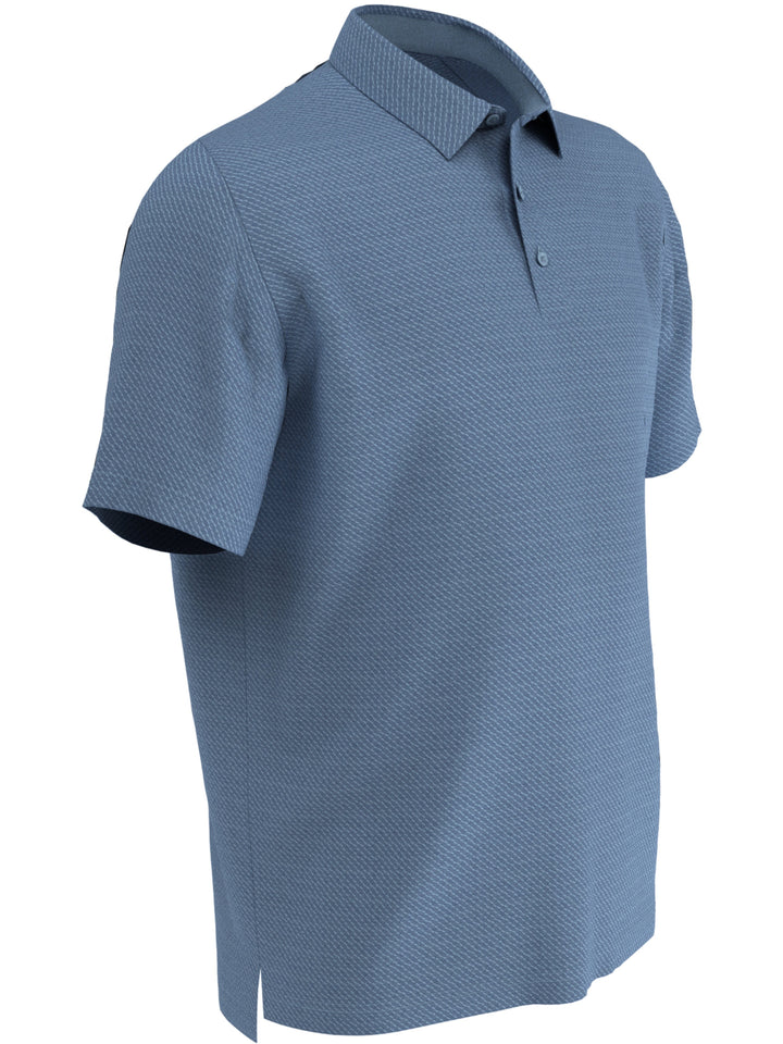 Big & Tall Ventilated Heather Jacquard Golf Polo
