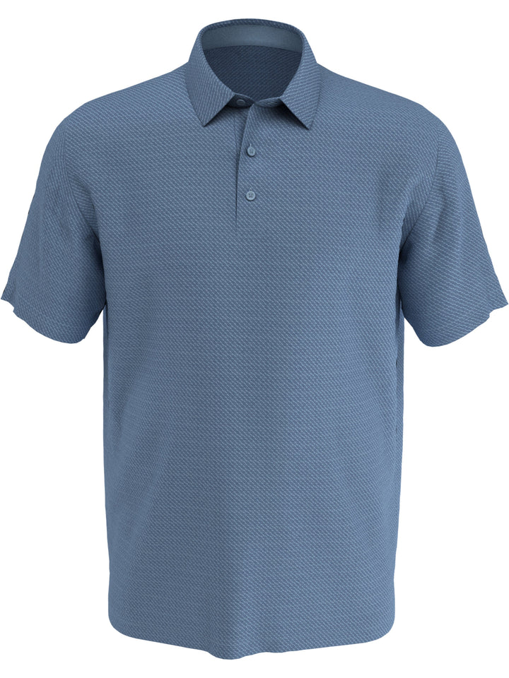 Big & Tall Ventilated Heather Jacquard Golf Polo
