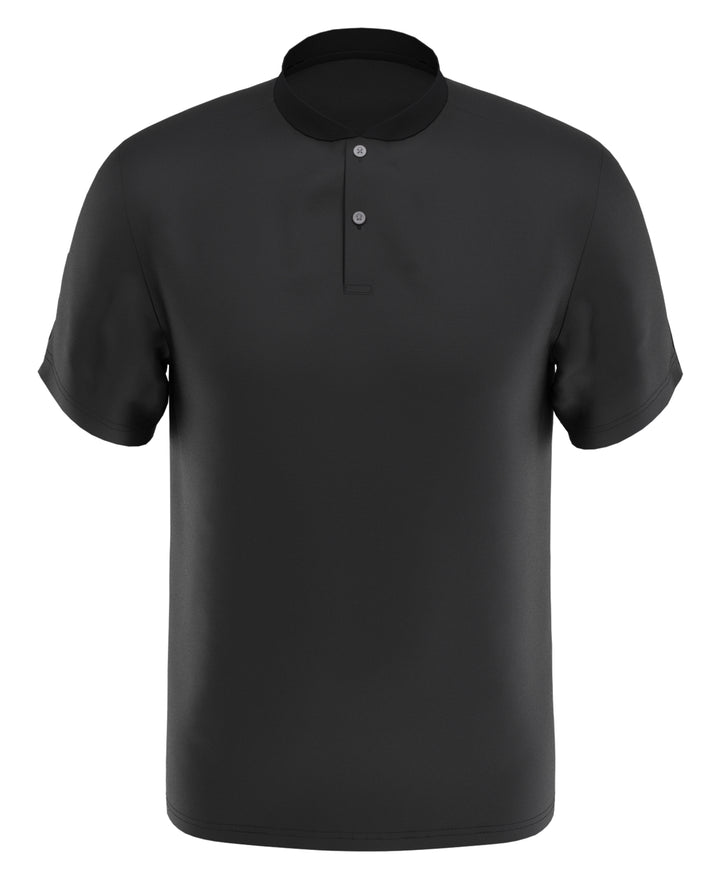 Edge Collar Pique Golf Polo (Asphalt) 