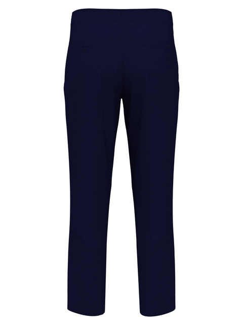 Flat Front Solid Golf Pant (Black Iris) 