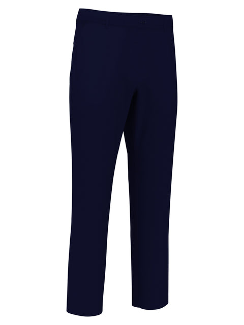 Flat Front Solid Golf Pant (Black Iris) 