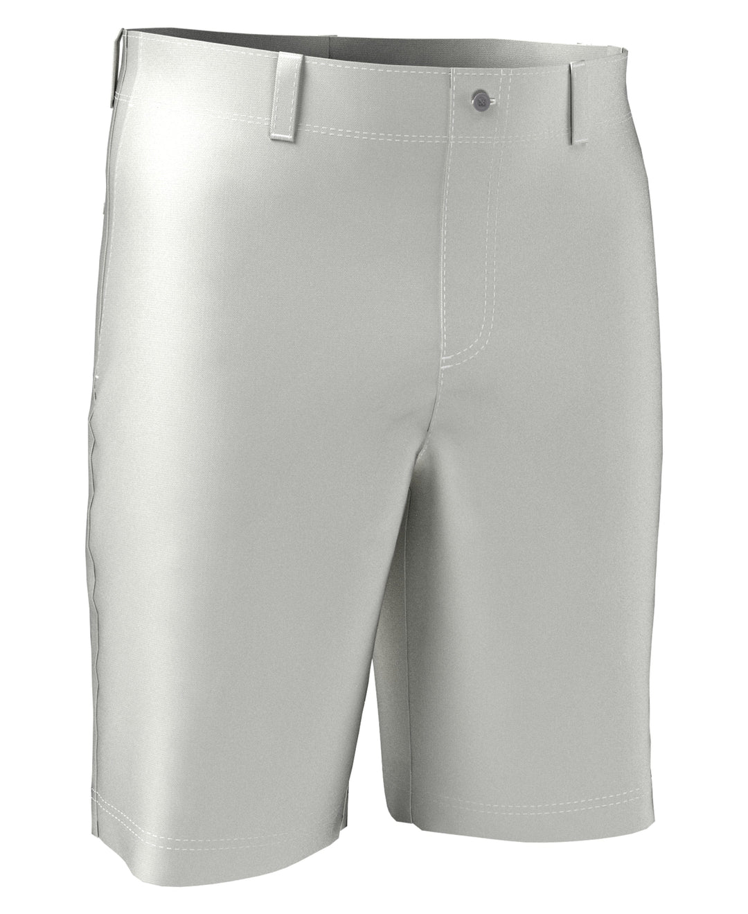 Flat Front Solid Golf Short (Bright White) 