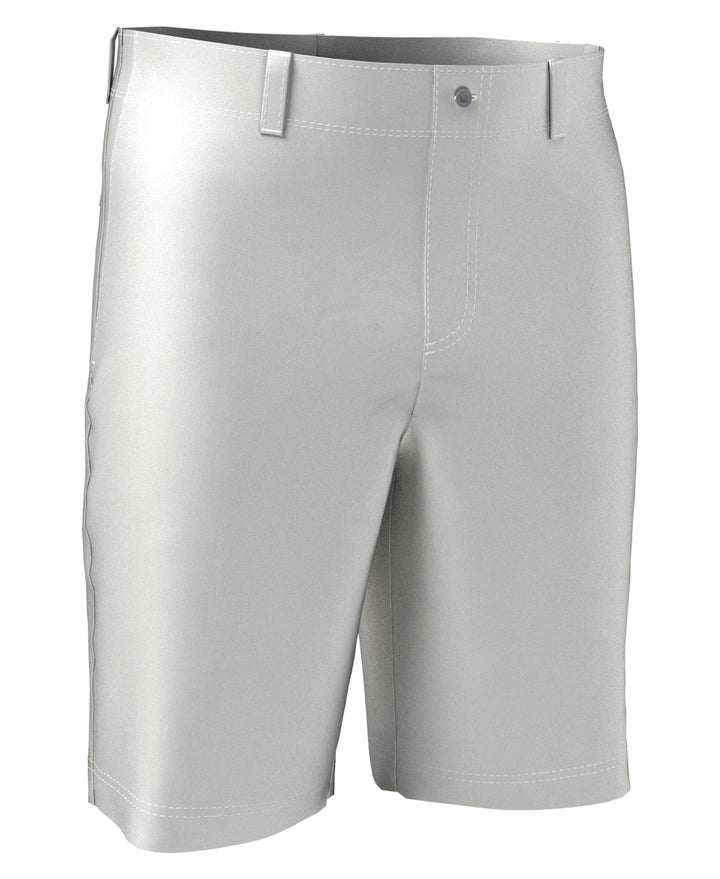 Flat Front Solid Golf Short (Bright White) 