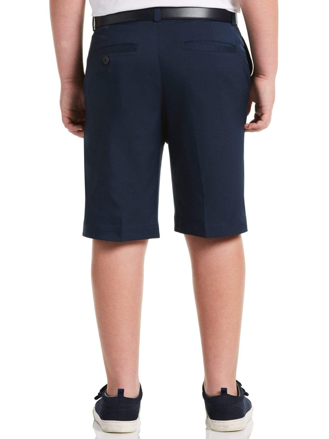 Boy's Flat Front Solid Golf Short