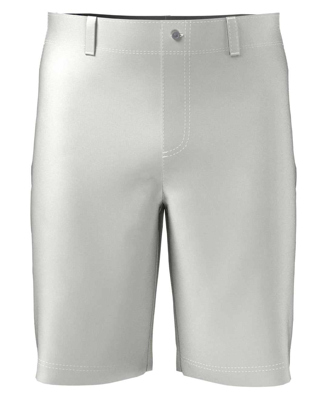 Flat Front Solid Golf Short (Bright White) 