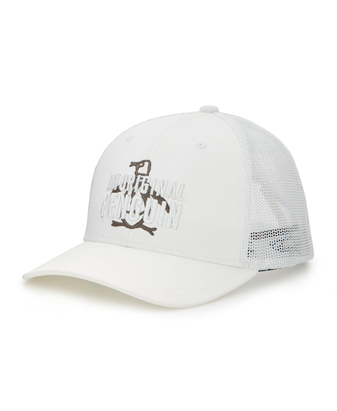Double Layer Pete Trucker Cap (Bright White) 