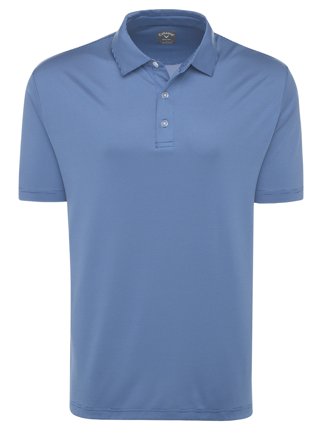Fine Line Stripe Golf Polo (Surf The Web) 