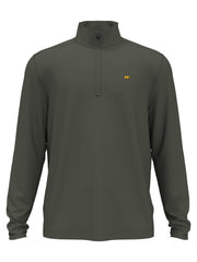 1/4 Zip Fleece Golf Pullover (Beetle) 