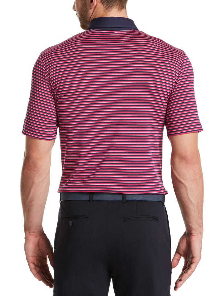 Men's 3-Color Stripe Polo