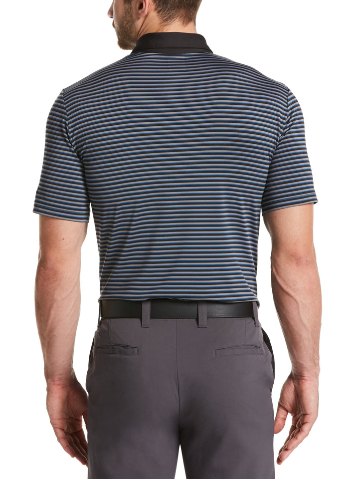 Men's 3-Color Stripe Polo