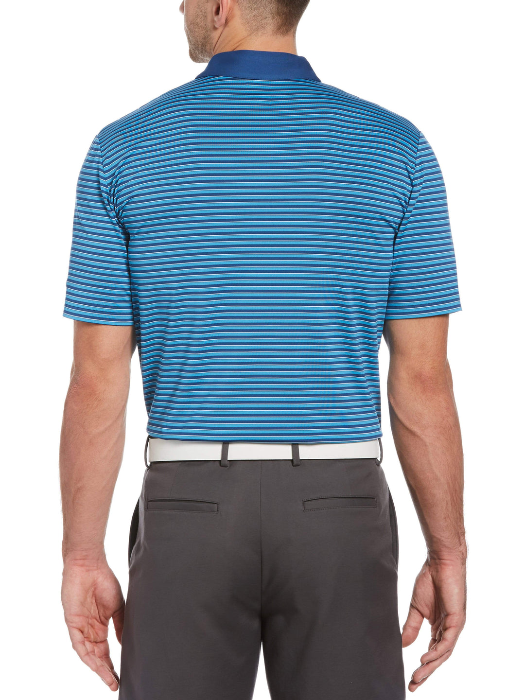 Men's 3-Color Stripe Polo