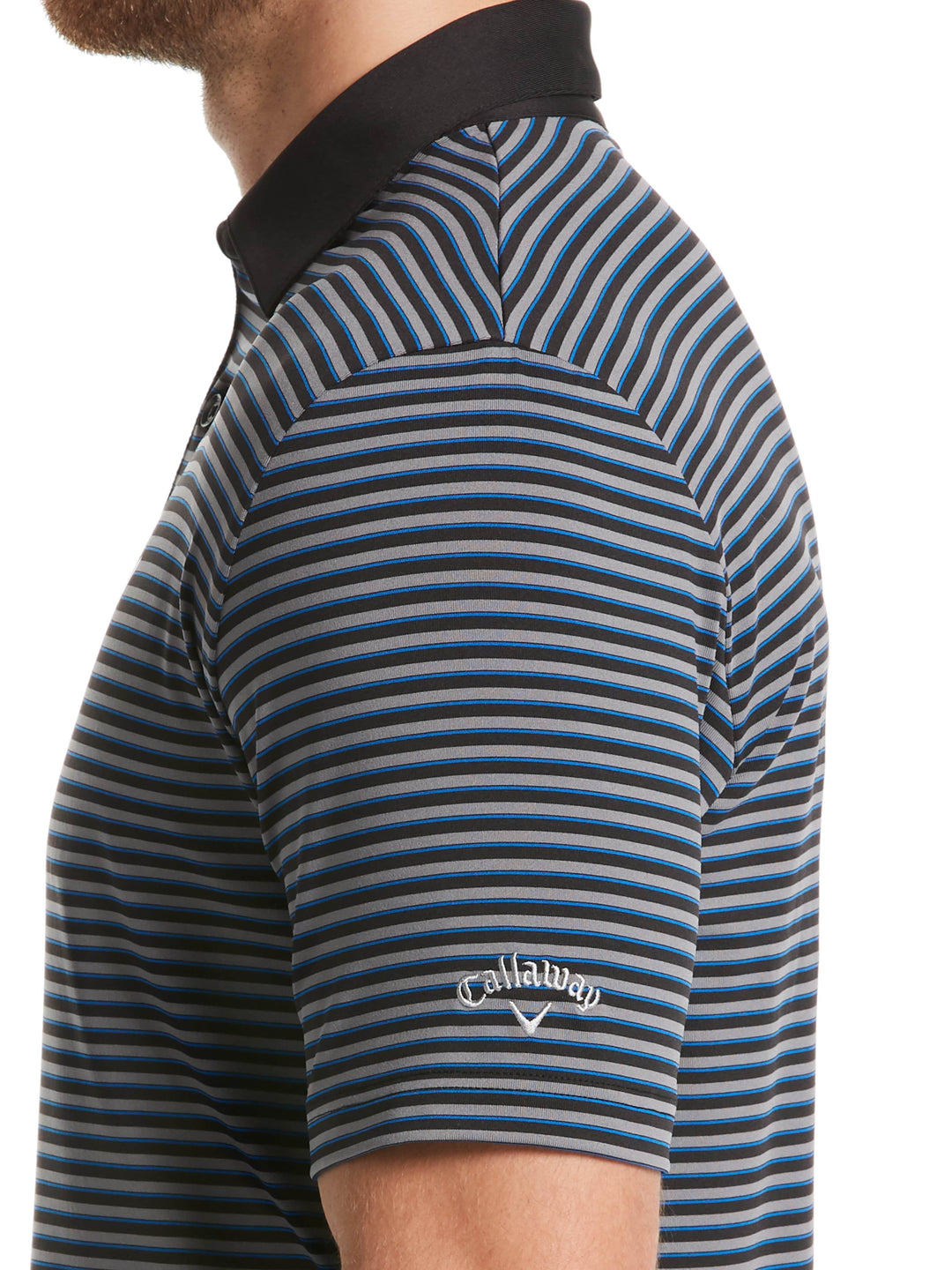 Men's 3-Color Stripe Polo