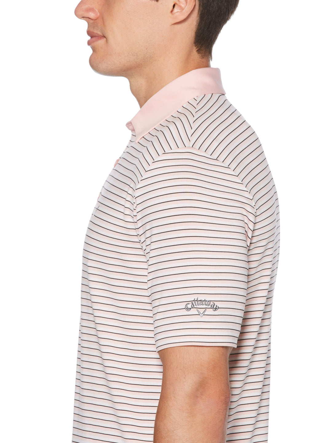 Men's 3-Color Stripe Polo