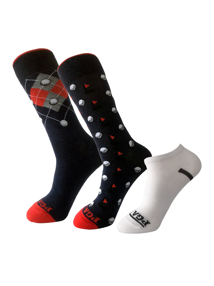 3-Pack Socks Gift Set (Red) 